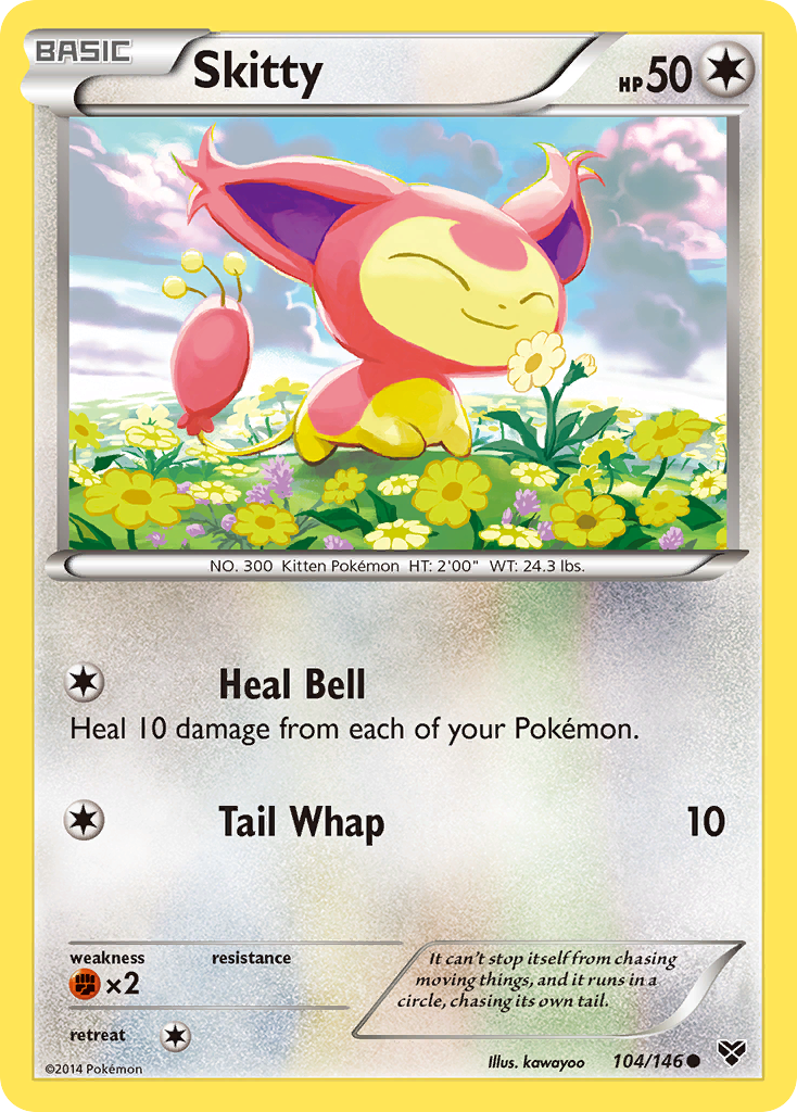 Skitty (104/146) [XY: Base Set] | Gear Gaming Bentonville