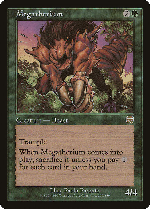 Megatherium [Mercadian Masques] | Gear Gaming Bentonville