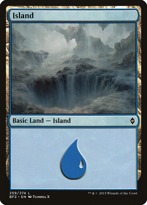 Island (259) [Battle for Zendikar] | Gear Gaming Bentonville