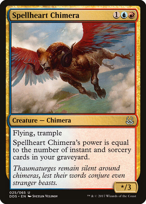 Spellheart Chimera [Duel Decks: Mind vs. Might] | Gear Gaming Bentonville