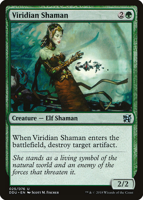 Viridian Shaman [Duel Decks: Elves vs. Inventors] | Gear Gaming Bentonville