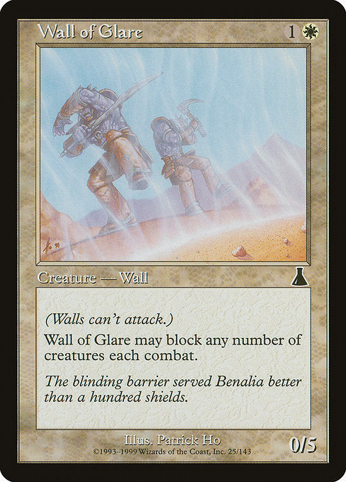 Wall of Glare [Urza's Destiny] | Gear Gaming Bentonville