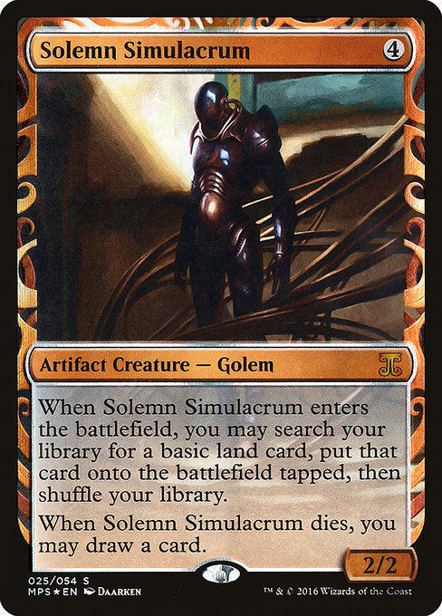 Solemn Simulacrum [Masterpiece Series: Kaladesh Inventions] | Gear Gaming Bentonville