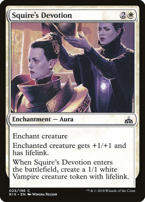 Squire's Devotion [Rivals of Ixalan] | Gear Gaming Bentonville