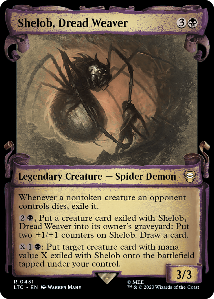 Shelob, Dread Weaver [The Lord of the Rings: Tales of Middle-Earth Commander Showcase Scrolls] | Gear Gaming Bentonville