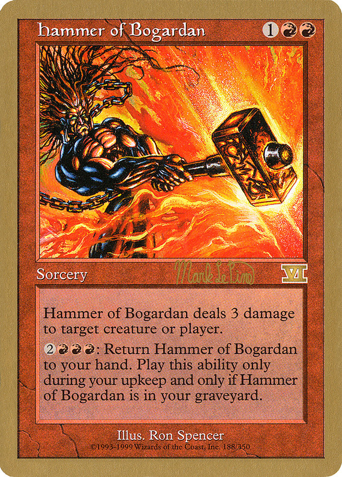 Hammer of Bogardan (Mark Le Pine) [World Championship Decks 1999] | Gear Gaming Bentonville