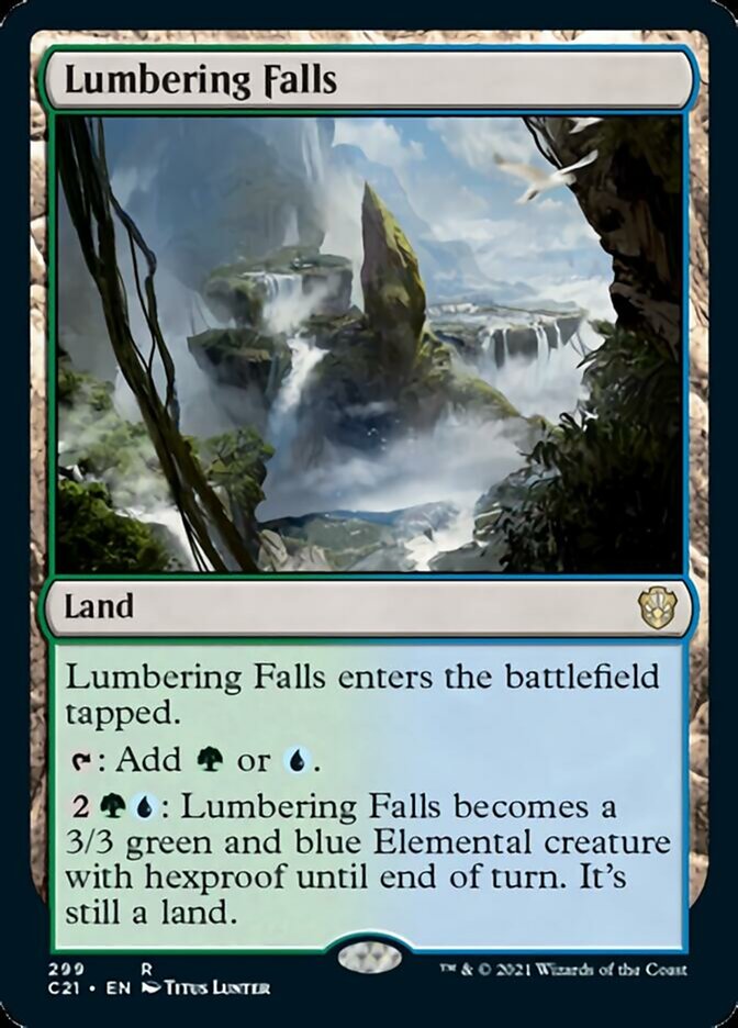 Lumbering Falls [Commander 2021] | Gear Gaming Bentonville