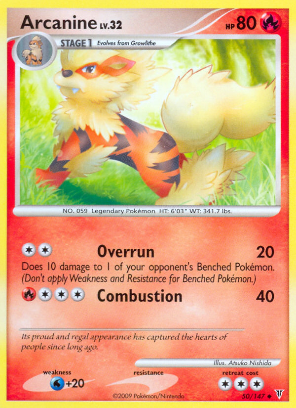 Arcanine (50/147) [Platinum: Supreme Victors] | Gear Gaming Bentonville