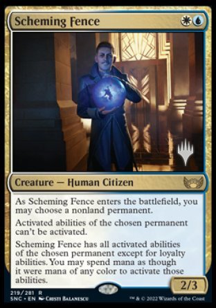 Scheming Fence (Promo Pack) [Streets of New Capenna Promos] | Gear Gaming Bentonville