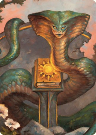 Guardian Naga Art Card [Commander Legends: Battle for Baldur's Gate Art Series] | Gear Gaming Bentonville