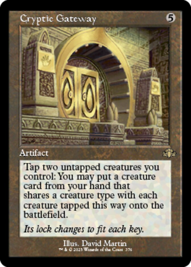 Cryptic Gateway (Retro) [Dominaria Remastered] | Gear Gaming Bentonville