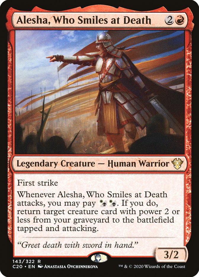 Alesha, Who Smiles at Death [Commander 2020] | Gear Gaming Bentonville