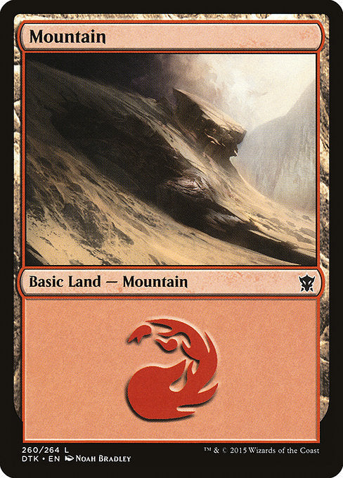 Mountain (260) [Dragons of Tarkir] | Gear Gaming Bentonville