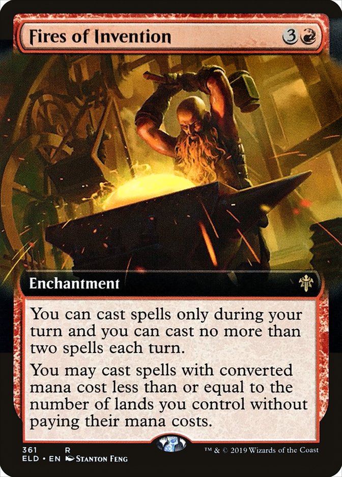 Fires of Invention (Extended Art) [Throne of Eldraine] | Gear Gaming Bentonville