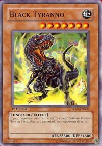 Black Tyranno [Structure Deck: Dinosaur's Rage] [SD09-EN008] | Gear Gaming Bentonville