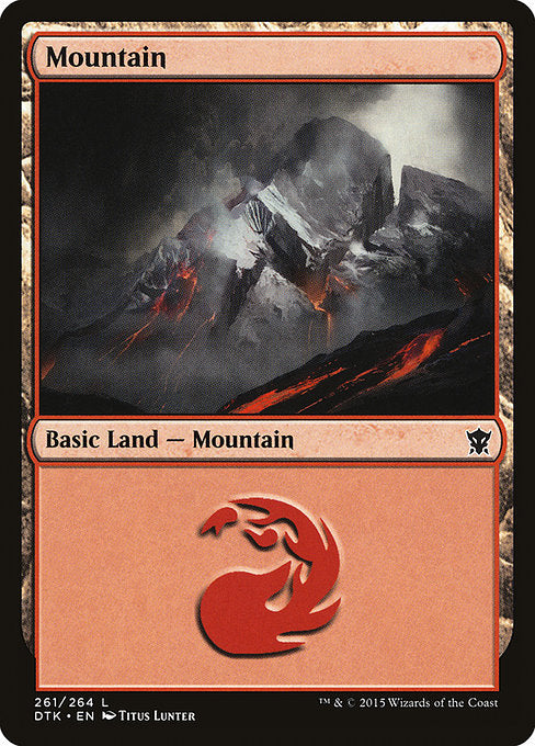 Mountain (261) [Dragons of Tarkir] | Gear Gaming Bentonville