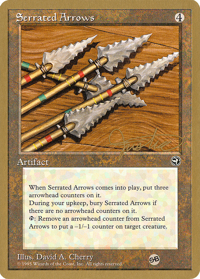 Serrated Arrows (Mark Justice) (SB) [Pro Tour Collector Set] | Gear Gaming Bentonville