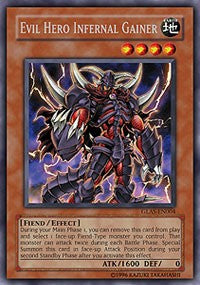 Evil Hero Infernal Gainer [Gladiator's Assault] [GLAS-EN004] | Gear Gaming Bentonville