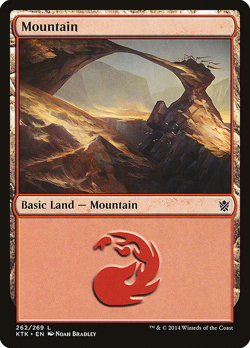 Mountain (262) [Khans of Tarkir] | Gear Gaming Bentonville