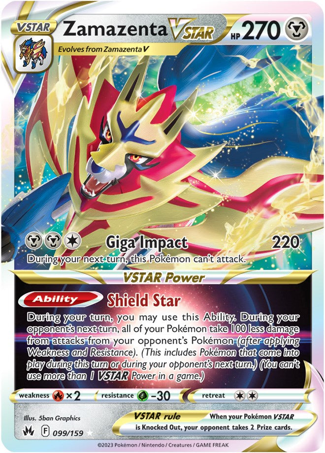 Zamazenta VSTAR (099/159) [Sword & Shield: Crown Zenith] | Gear Gaming Bentonville