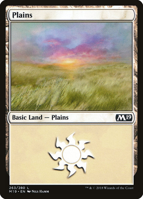 Plains (263) [Core Set 2019] | Gear Gaming Bentonville