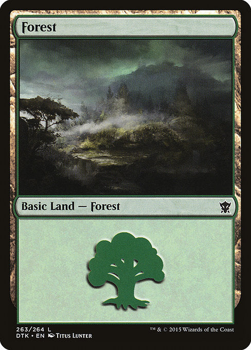 Forest (263) [Dragons of Tarkir] | Gear Gaming Bentonville