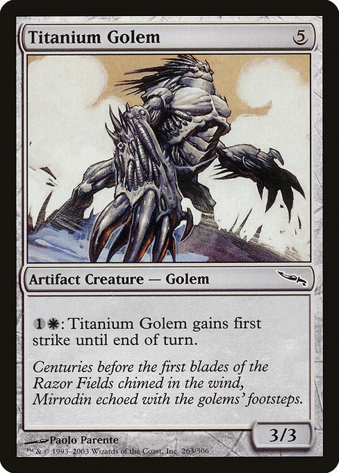 Titanium Golem [Mirrodin] | Gear Gaming Bentonville