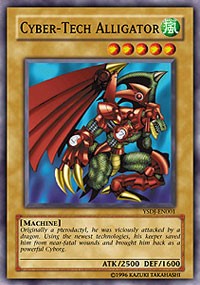 Cyber-Tech Alligator [Starter Deck: Jaden Yuki] [YSDJ-EN001] | Gear Gaming Bentonville