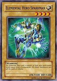 Elemental HERO Sparkman [Starter Deck: Jaden Yuki] [YSDJ-EN008] | Gear Gaming Bentonville