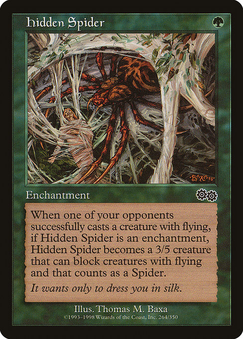 Hidden Spider [Urza's Saga] | Gear Gaming Bentonville