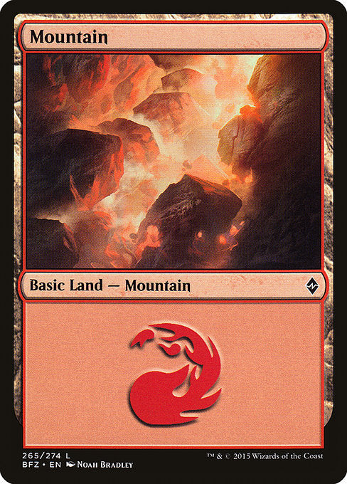 Mountain (265) [Battle for Zendikar] | Gear Gaming Bentonville