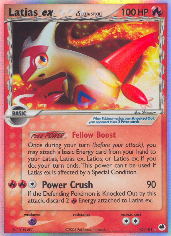 Latias ex (95/101) (Delta Species) [EX: Dragon Frontiers] | Gear Gaming Bentonville