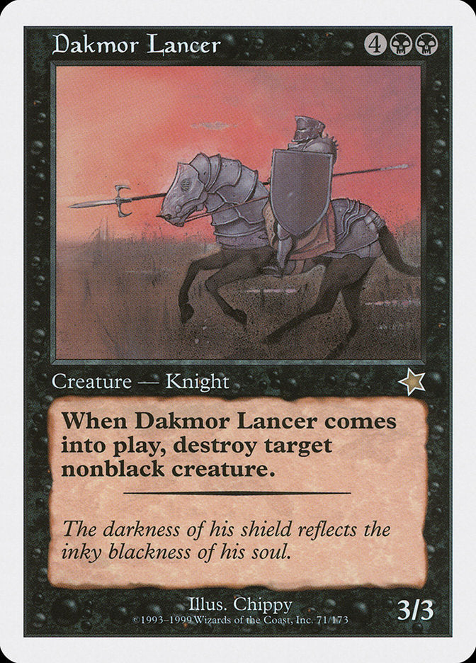 Dakmor Lancer [Starter 1999] | Gear Gaming Bentonville