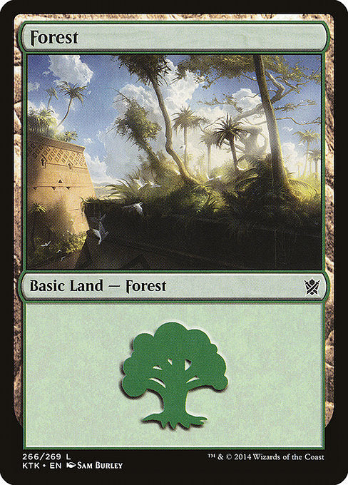 Forest (266) [Khans of Tarkir] | Gear Gaming Bentonville