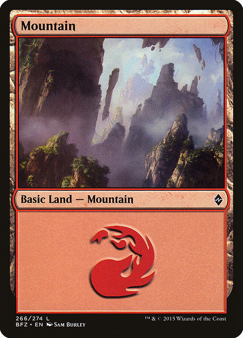 Mountain (266) [Battle for Zendikar] | Gear Gaming Bentonville