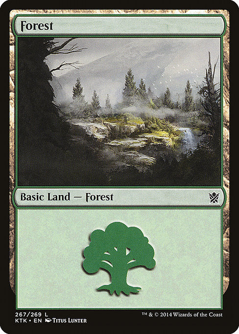 Forest (267) [Khans of Tarkir] | Gear Gaming Bentonville