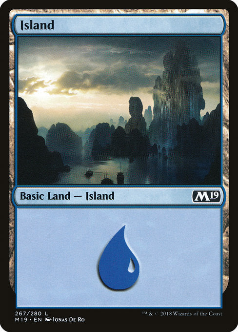 Island (267) [Core Set 2019] | Gear Gaming Bentonville