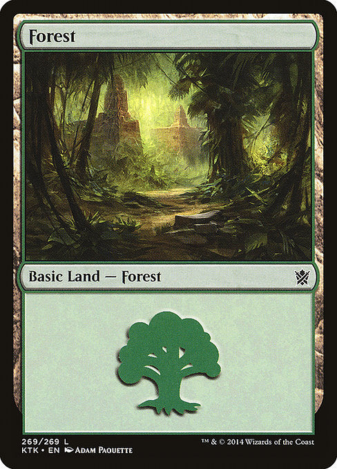 Forest (269) [Khans of Tarkir] | Gear Gaming Bentonville