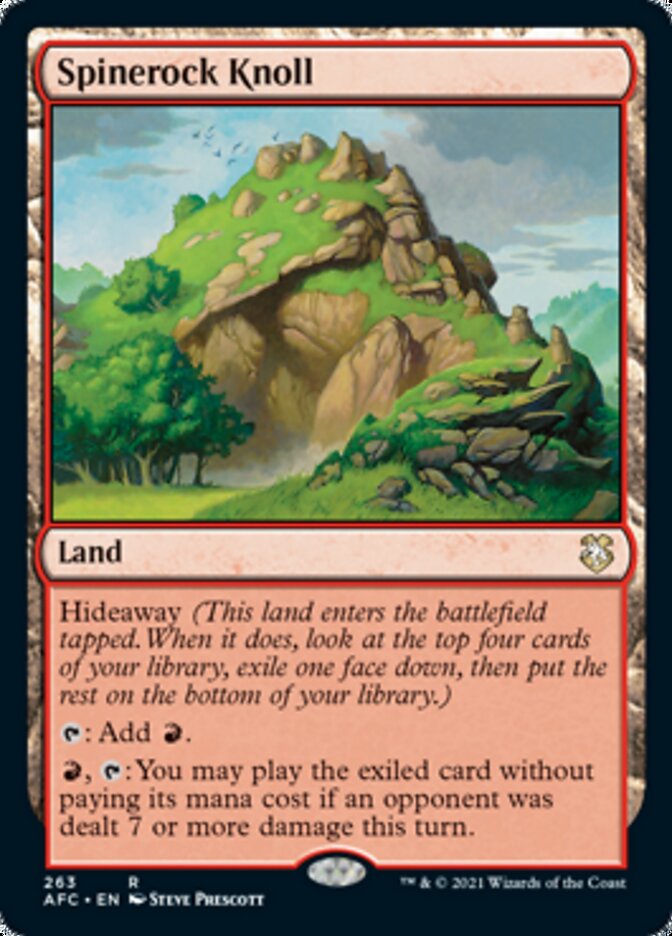 Spinerock Knoll [Dungeons & Dragons: Adventures in the Forgotten Realms Commander] | Gear Gaming Bentonville