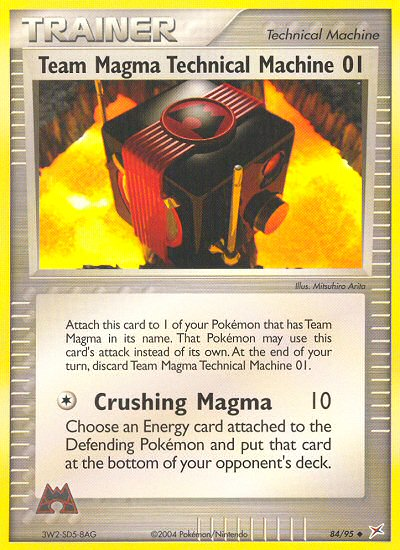 Team Magma Technical Machine 01 (84/95) [EX: Team Magma vs Team Aqua] | Gear Gaming Bentonville