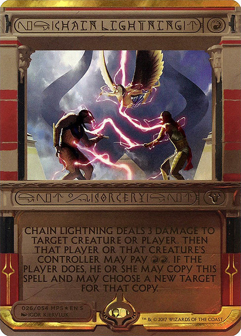 Chain Lightning [Masterpiece Series: Amonkhet Invocations] | Gear Gaming Bentonville