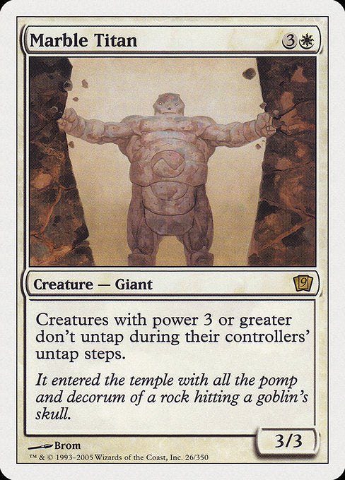 Marble Titan [9th Edition] | Gear Gaming Bentonville