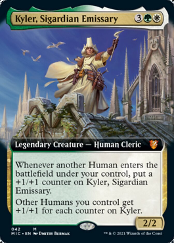 Kyler, Sigardian Emissary (Extended) [Innistrad: Midnight Hunt Commander] | Gear Gaming Bentonville