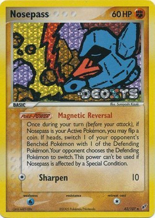 Nosepass (42/107) (Stamped) [EX: Deoxys] | Gear Gaming Bentonville