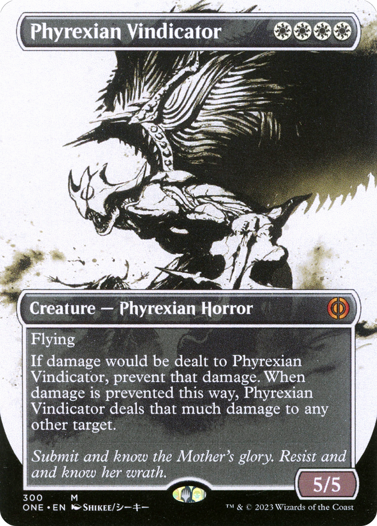 Phyrexian Vindicator (Borderless Ichor) [Phyrexia: All Will Be One] | Gear Gaming Bentonville