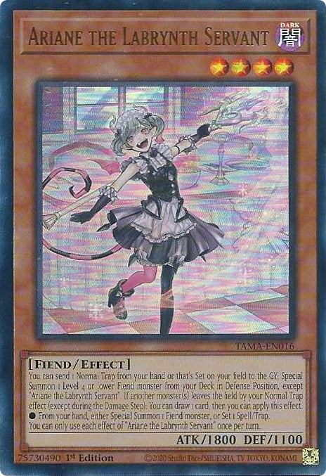 Ariane the Labrynth Servant [TAMA-EN016] Ultra Rare | Gear Gaming Bentonville