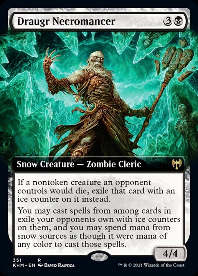 Draugr Necromancer (Extended Art) [Kaldheim] | Gear Gaming Bentonville