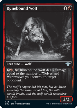 Runebound Wolf [Innistrad: Double Feature] | Gear Gaming Bentonville