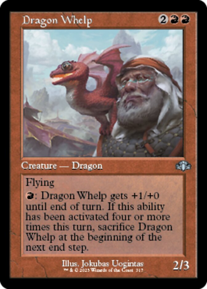 Dragon Whelp (Retro) [Dominaria Remastered] | Gear Gaming Bentonville