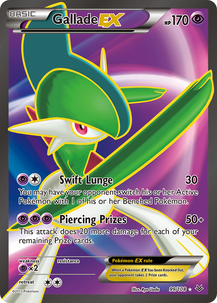 Gallade EX (99/108) [XY: Roaring Skies] | Gear Gaming Bentonville